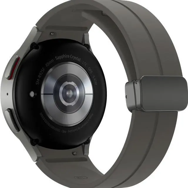Alt view image 10 of 15 - Samsung - Galaxy Watch5 Pro Titanium Smartwatch 45mm LTE - Gray SM-R925UZTAXAA Smart Watch