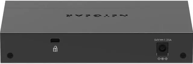 Alt view image 6 of 16 - NETGEAR GS305P Ethernet Switch - 5 Ports - Gigabit Ethernet - 2 Layer Supported - 66.78 W Power Consumption - 63 W PoE Budget - PoE Ports - Desktop, Wall Mountable - 3 Year Limited Warranty