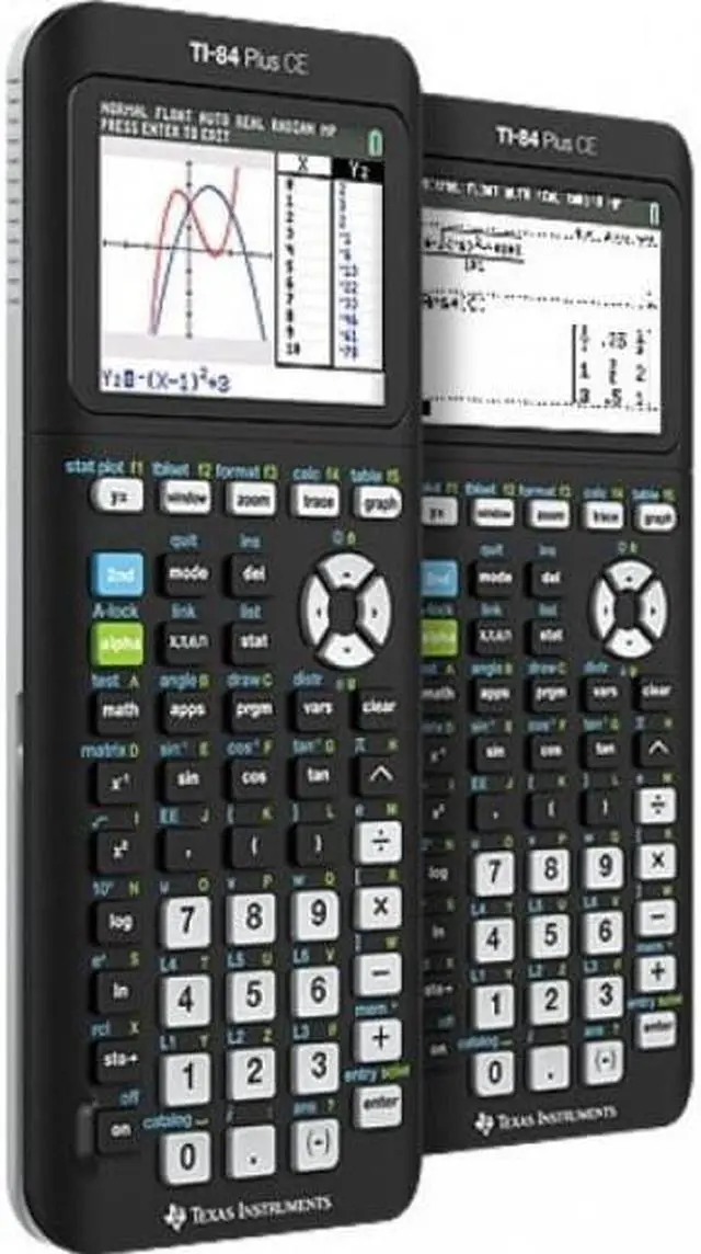Alt view image 2 of 8 - Texas Instruments TI-84 Plus CE Graphing Calculator 84CEPYTBL1L1H