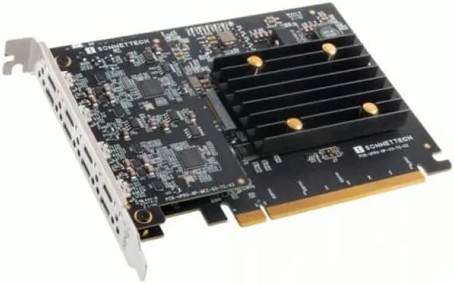 Alt view image 6 of 7 - Sonnet Allegro Pro USB-C 8-Port PCIe Card (Pro Series USB 3.2 PCIe Card with Four USB 3.2 Controllers and x8 PCIe 3.0 Bridge Chip to Deliver Full 10Gbps Per Port)