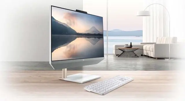 Alt view image 6 of 10 - Asus Zen AiO M5401WYA-DH704T All-in-One Computer - AMD Ryzen 7 5825U Octa-core (8 Core) - 16 GB RAM DDR4 SDRAM - 512 GB M.2 PCI Express NVMe 3.0 SSD - 23.8" Full HD 1920 x 1080 - Desktop - AMD Ch