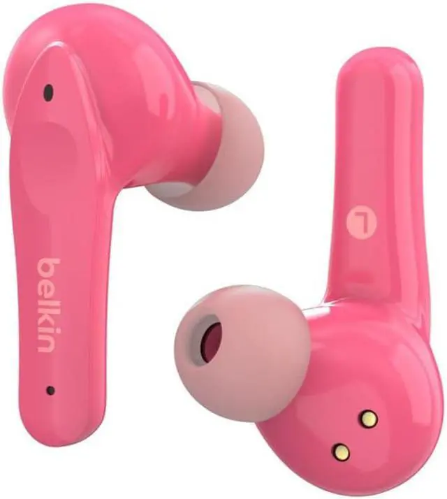 Alt view image 3 of 17 - Belkin SOUNDFORM Nano Wireless Earbuds for Kids PAC003BTPK
