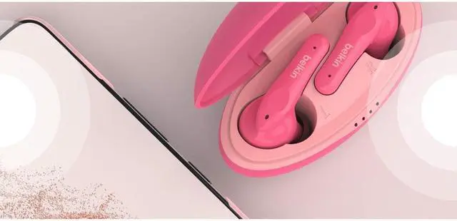 Alt view image 6 of 17 - Belkin SOUNDFORM Nano Wireless Earbuds for Kids PAC003BTPK