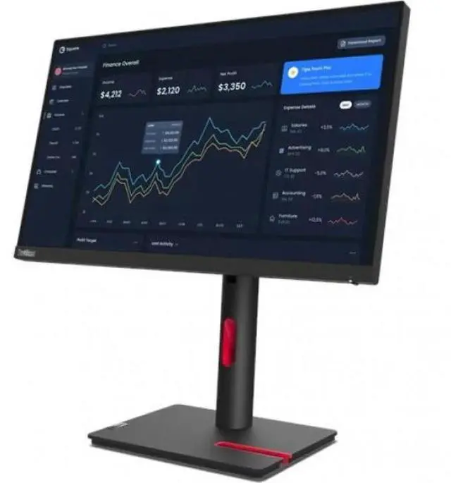 Alt view image 4 of 20 - Lenovo ThinkVision T22I-30 21.5" FHD 1920x1080 Desktop Monitor 63B0MAT6US