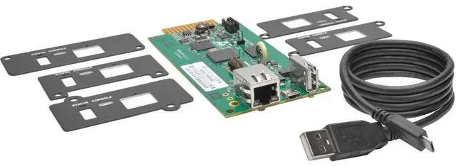 Alt view image 2 of 5 - Tripp Lite Network Card for Select Tripp Lite and Eaton UPS Systems and PDUs - 1 x Network (RJ-45) Port(s) - USB