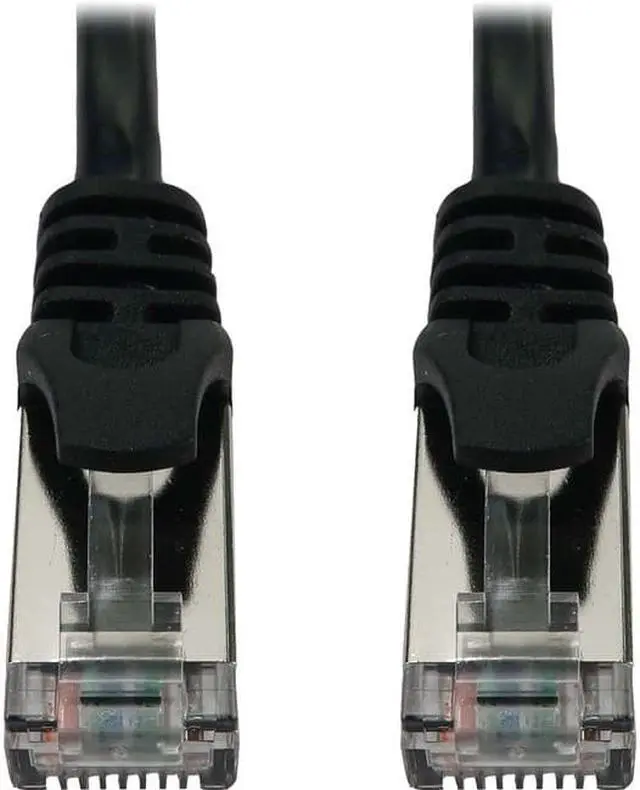 Alt view image 3 of 6 - Tripp Lite 25ft Cat6a 10G Snagless Shielded STP Slim Ethernet Cable PoE Black