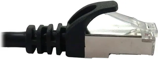 Alt view image 5 of 6 - Tripp Lite 25ft Cat6a 10G Snagless Shielded STP Slim Ethernet Cable PoE Black