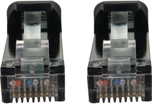 Alt view image 6 of 6 - Tripp Lite 25ft Cat6a 10G Snagless Shielded STP Slim Ethernet Cable PoE Black