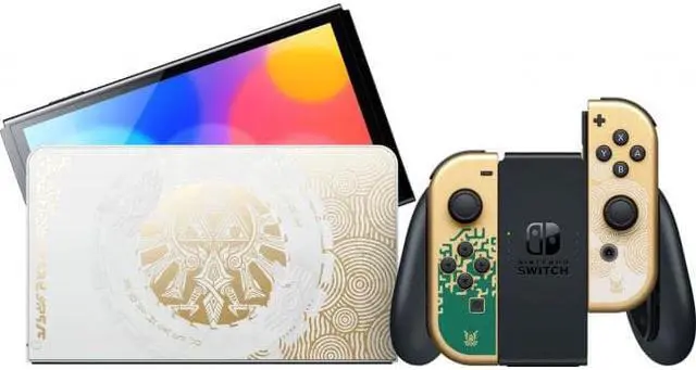 Alt view image 8 of 20 - Nintendo - Switch OLED Console - The Legend of Zelda: Tears of the Kingdom Edition