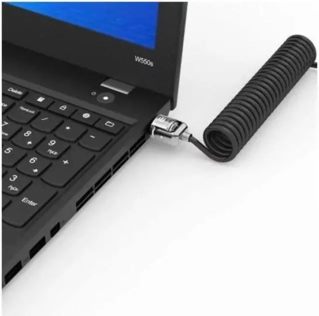Alt view image 4 of 8 - Maclocks CL15C Universal Coiled Laptop Lock and Peripheral Security Trap