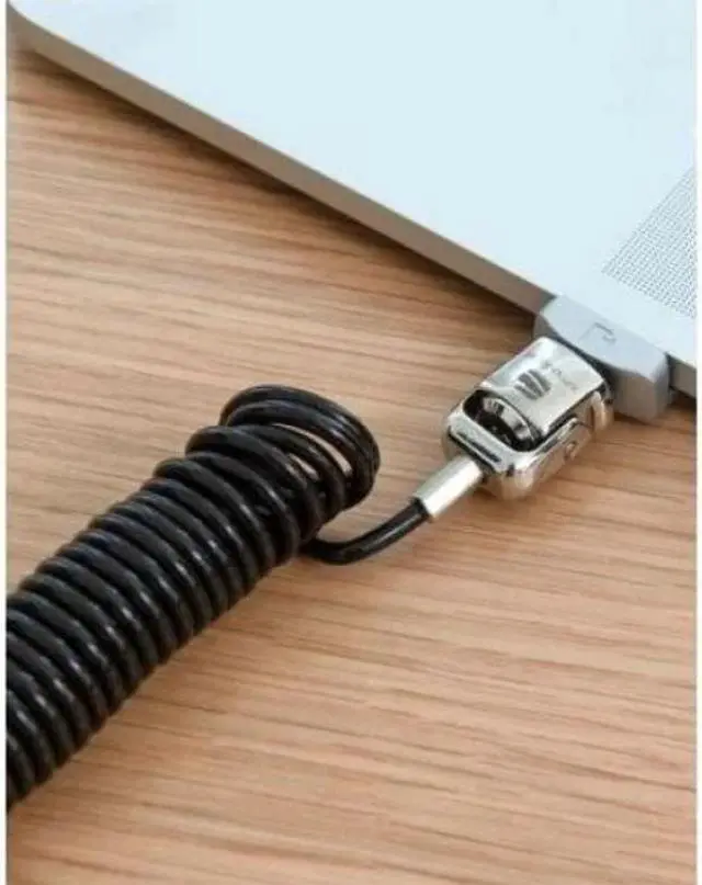 Alt view image 6 of 8 - Maclocks CL15C Universal Coiled Laptop Lock and Peripheral Security Trap