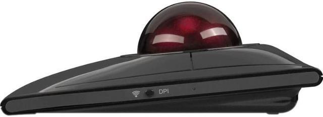 Alt view image 4 of 20 - Kensington SlimBlade Pro Trackball - Optical - Cable/Wireless - Bluetooth/Radio Frequency - 2.40 GHz - Rechargeable - USB Type C, USB Type A - Trackball - 8 Programmable Button(s) - Symmetrical