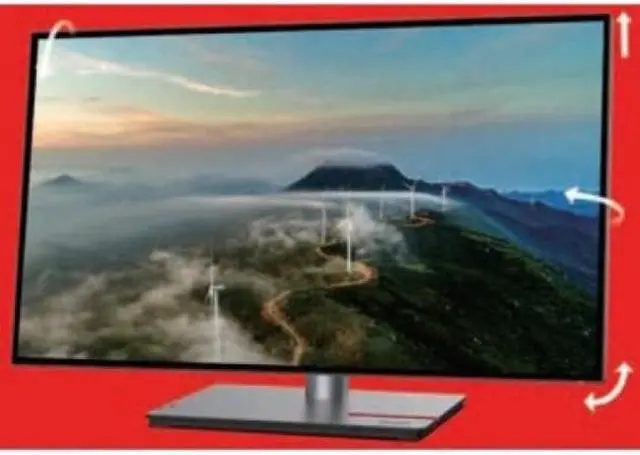 Alt view image 6 of 20 - Lenovo ThinkVision P27h-30 27" WQHD WLED LCD Monitor - 16:9 - 27" Class - In-plane Switching (IPS) Technology - 2560 x 1440 - 1.07 Billion Colors - 350 Nit - 4 ms - 60 Hz Refresh Rate - HDMI