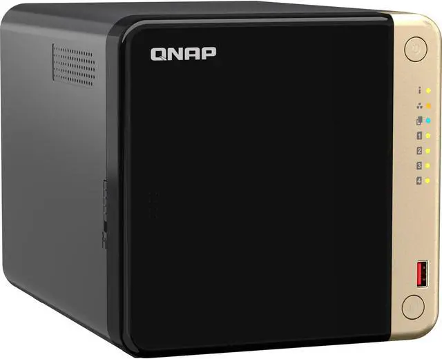Alt view image 7 of 10 - QNAP TS-464-8G-US 4-Bay Diskless Storage System TS-464-8G-US