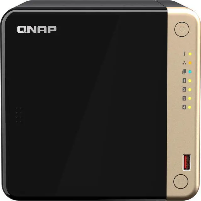 Alt view image 10 of 10 - QNAP TS-464-8G-US 4-Bay Diskless Storage System TS-464-8G-US