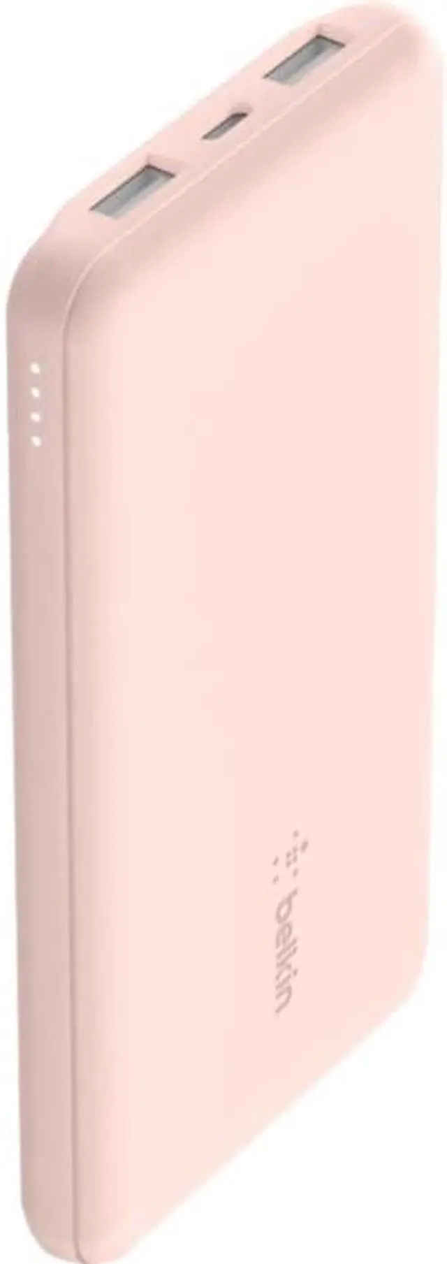 Alt view image 13 of 15 - Belkin BOOSTCHARGE 10000mAh USB-C Power Bank Rose Gold BPB011BTRG