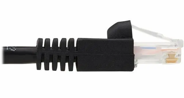 Alt view image 12 of 15 - TRIPP LITE N261-003-BK 3 ft. Cat 6A Black Augmented Cat6 (Cat6a) Snagless 10G Certified Patch Cable, (RJ45 M/M) - Black