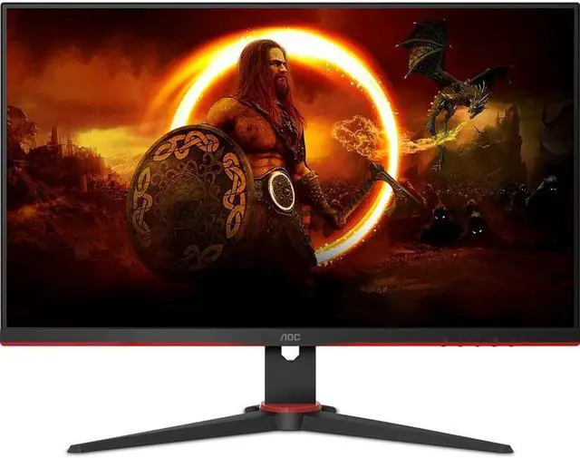 Alt view image 8 of 18 - AOC 24G2SE 23.8" FHD LED Gaming Monitor - Black, Red - Vertical Alignment (VA) - 16.7 Million Colors - Adaptive Sync/FreeSync Premium - 350 Nit - 1 ms - 165 Hz