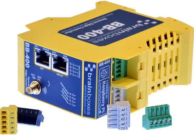 Alt view image 5 of 10 - Brainboxes NeuronEdge BB-400 Smart Industrial Controller BB400