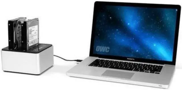 Alt view image 8 of 11 - owc drive dock usbcdual drive bay solution, usb 3.1 gen 2, for mac and pc, owctcdrvdck