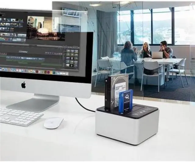 Alt view image 9 of 11 - owc drive dock usbcdual drive bay solution, usb 3.1 gen 2, for mac and pc, owctcdrvdck