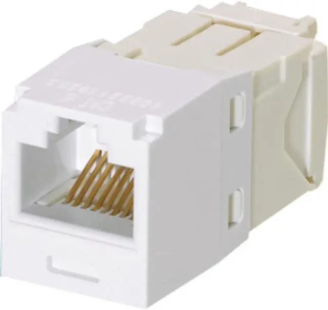 Alt view image 2 of 2 - Panduit CJ688TGWH Mini-Com TX6 Plus Giga-Channel Cat6 Jack, White