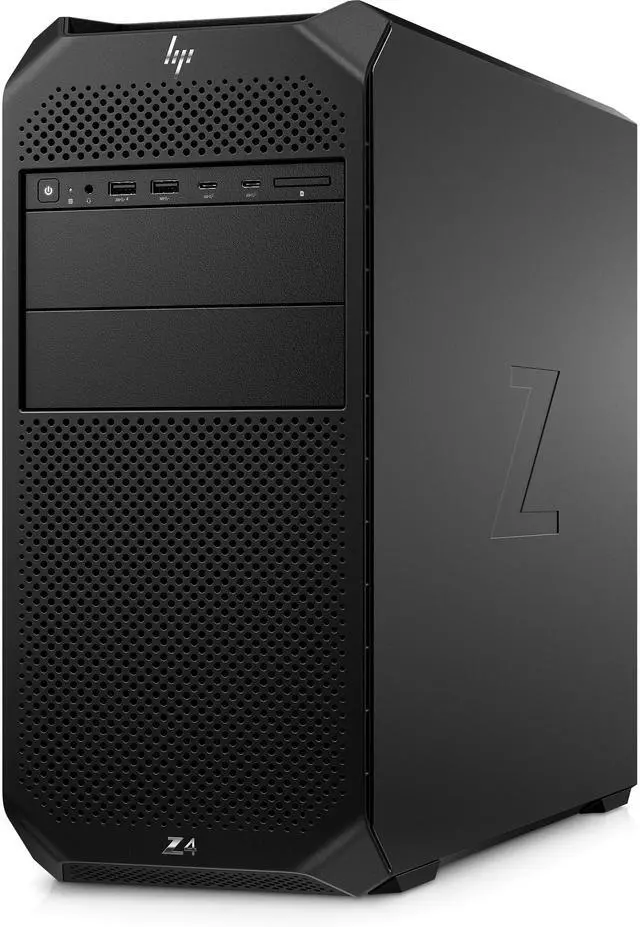 Alt view image 6 of 9 - HP Z4 G5 Workstation - 1 x Intel Xeon Deca-core (10 Core) w5-2445 3.10 GHz - 16 GB DDR5 SDRAM RAM - 512 GB SSD - Tower - Black - Intel W790 Chip - Windows 11 Pro - NVIDIA T1000 4 GB Graphics - Serial
