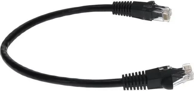 Alt view image 9 of 13 - AddOn 10ft RJ-45 (Male) to RJ-45 (Male) Straight Black Cat6 UTP PVC Copper Patch Cable - 10.01 ft Category 6 Network Cable for Network Device - First End: 1 x RJ-45 Male Network - Second End: 1 x RJ-4