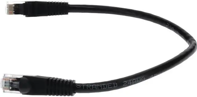 Alt view image 10 of 13 - AddOn 10ft RJ-45 (Male) to RJ-45 (Male) Straight Black Cat6 UTP PVC Copper Patch Cable - 10.01 ft Category 6 Network Cable for Network Device - First End: 1 x RJ-45 Male Network - Second End: 1 x RJ-4