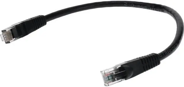 Alt view image 11 of 13 - AddOn 10ft RJ-45 (Male) to RJ-45 (Male) Straight Black Cat6 UTP PVC Copper Patch Cable - 10.01 ft Category 6 Network Cable for Network Device - First End: 1 x RJ-45 Male Network - Second End: 1 x RJ-4