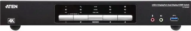 Alt view image 11 of 13 - 2 Port USB3.0 4K DisplayPort Dual Display KVMP
