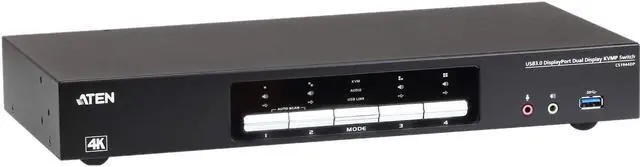 Alt view image 12 of 13 - 2 Port USB3.0 4K DisplayPort Dual Display KVMP