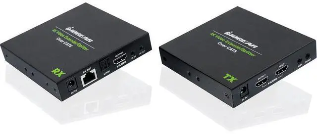 Alt view image 4 of 7 - IOGEAR 4K Video Extender/Splitter over Ethernet Cable Kit