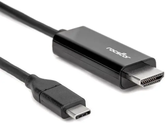 Alt view image 4 of 9 - Rocstor Premium USB-C to HDMI Cable 4K 60Hz