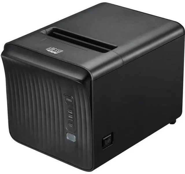 Alt view image 15 of 16 - Adesso NuPrint 330 Desktop Direct Thermal Receipt Printer Monochrome Black