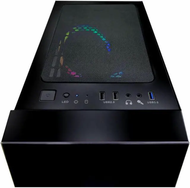 Alt view image 5 of 6 - CLX SET Gaming PC - AMD Ryzen 5 3600 3.6GHz 6-Core , 8GB DDR4 2666, GeForce GTX 1650 4GB, 480GB SSD, WiFi, Black Mini-Tower RGB, Windows 11 Home