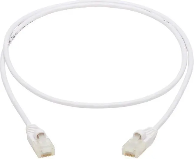 Alt view image 16 of 16 - TRIPP LITE N261AB-S02-WH 2 ft. Cat 6A White Safe-IT Cat6a 10G-Certified Snagless Antibacterial Slim UTP Ethernet Cable (RJ45 M/M), White