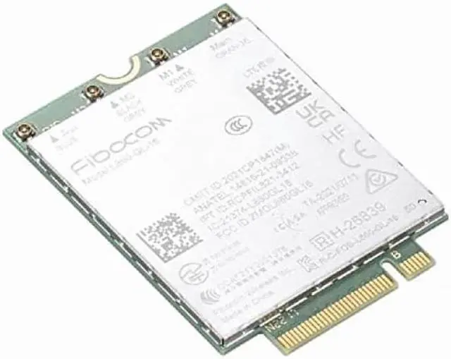 Alt view image 3 of 7 - Lenovo Fibocom L860-GL-16 CAT16 4G LTE WWAN Module for ThinkPad T16 Gen 1