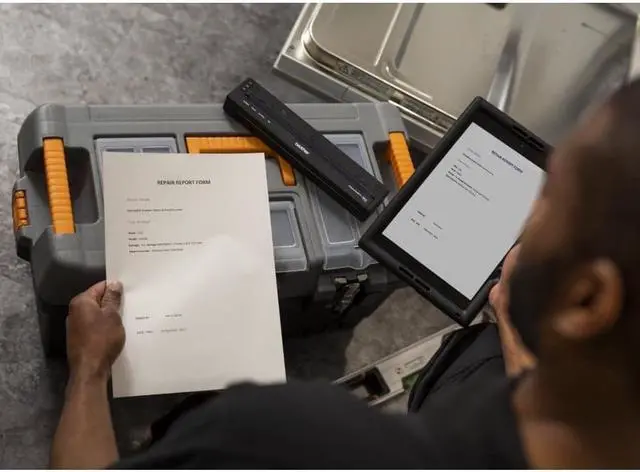 Alt view image 6 of 9 - Brother PocketJet 8 USB-C Mobile Direct Thermal Portable Printer PJ883L