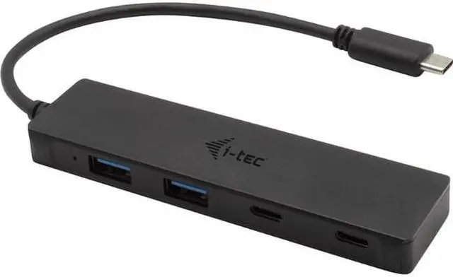 Main image of i-tec USB-C Metal HUB 2x USB 3.0 + 2x USB-C - USB 3.1 Type C - Portable - 4 USB Port(s) - 2 USB 3.0 Port(s) - 2 USB 3.1 Port(s) - PC, Mac, Android, Linux, Chrome OS