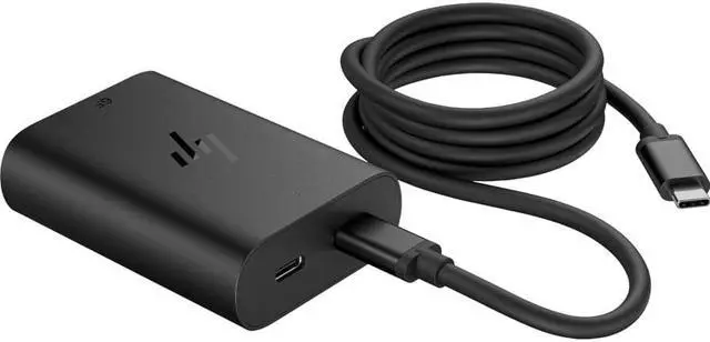 Alt view image 8 of 12 - HP 65W GaN USB-C Laptop Charger