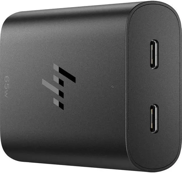 Alt view image 12 of 12 - HP 65W GaN USB-C Laptop Charger