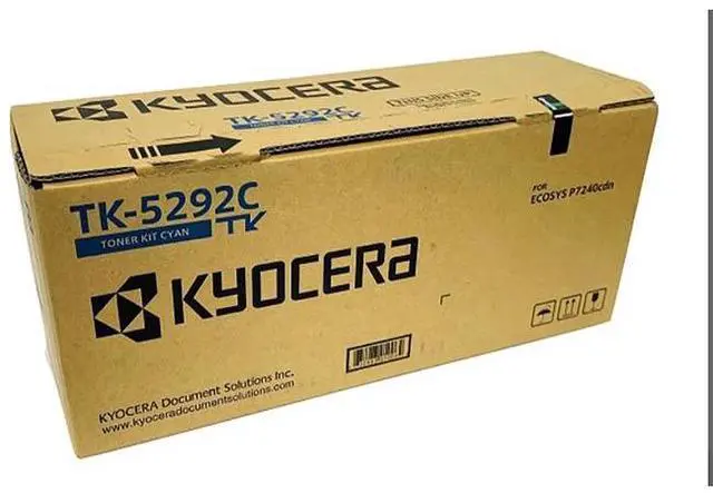 Alt view image 4 of 6 - Kyocera KYOTK5292C Standard Cyan Toner Cartridge for P7240CDN