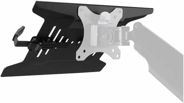 Alt view image 3 of 10 - Kensington Mounting Bracket for Notebook, MacBook - Black - 15.6" to 16" Screen Support - 9.90 lb Load Capacity - 75 x 75, 100 x 100 - VESA Mount Compatible - 1