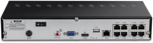 Alt view image 5 of 20 - TRENDnet TV-NVR1508 8-Channel H.265 4K (8MP) PoE NVR