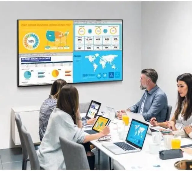 Alt view image 6 of 7 - Samsung QBB Series QB43B 43" 4K Smart Commercial LED Display (Wi-Fi)”