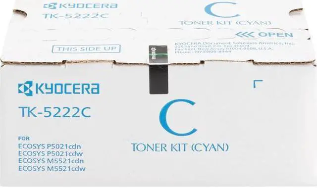 Alt view image 4 of 7 - Kyocera Tk5222c Toner Cartridge, F/ 5021/5521, 1200 Page Yield, Cyn