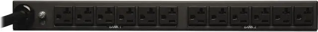 Alt view image 4 of 12 - Tripp Lite Pdu W Isobar Surge Protection 2.9kw 120v 12 5-15/20r 15ft Cord 120 Volt Single-Phase Basic PDU