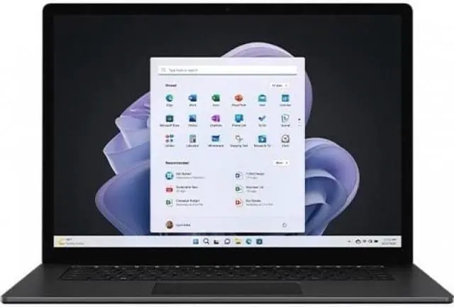 Alt view image 5 of 8 - Microsoft Surface Laptop 5 15" Touchscreen Notebook - 2496 x 1664 - Intel Core i7 12th Gen i7-1265U - Intel Evo Platform - 8 GB Total RAM - 512 GB SSD - Matte Black - Intel Chip - Windows 11 Pro