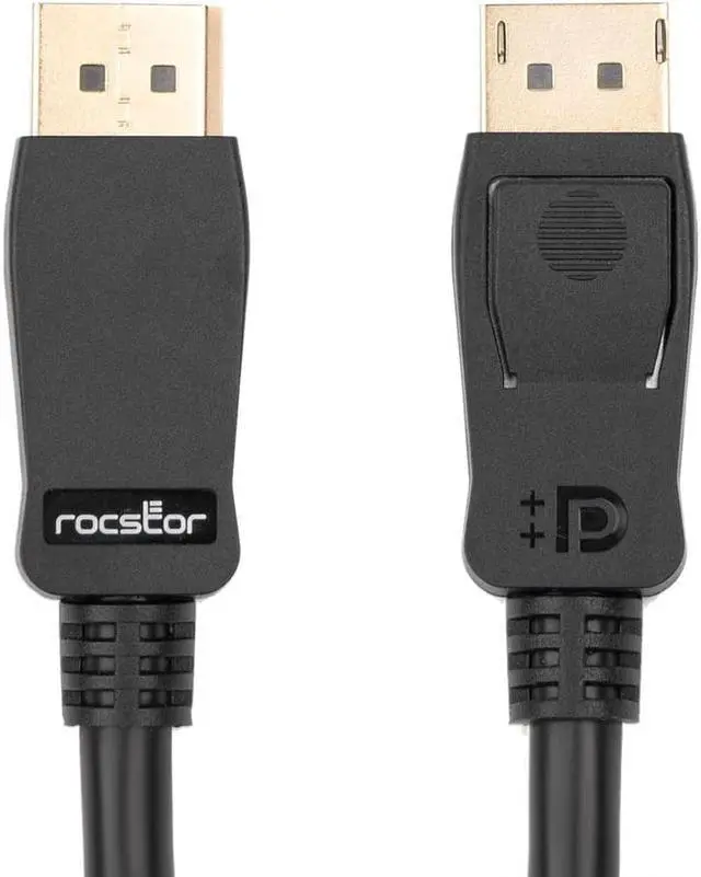 Alt view image 3 of 6 - Rocstor Premium DisplayPort 1.4 Cable 8K/60Hz